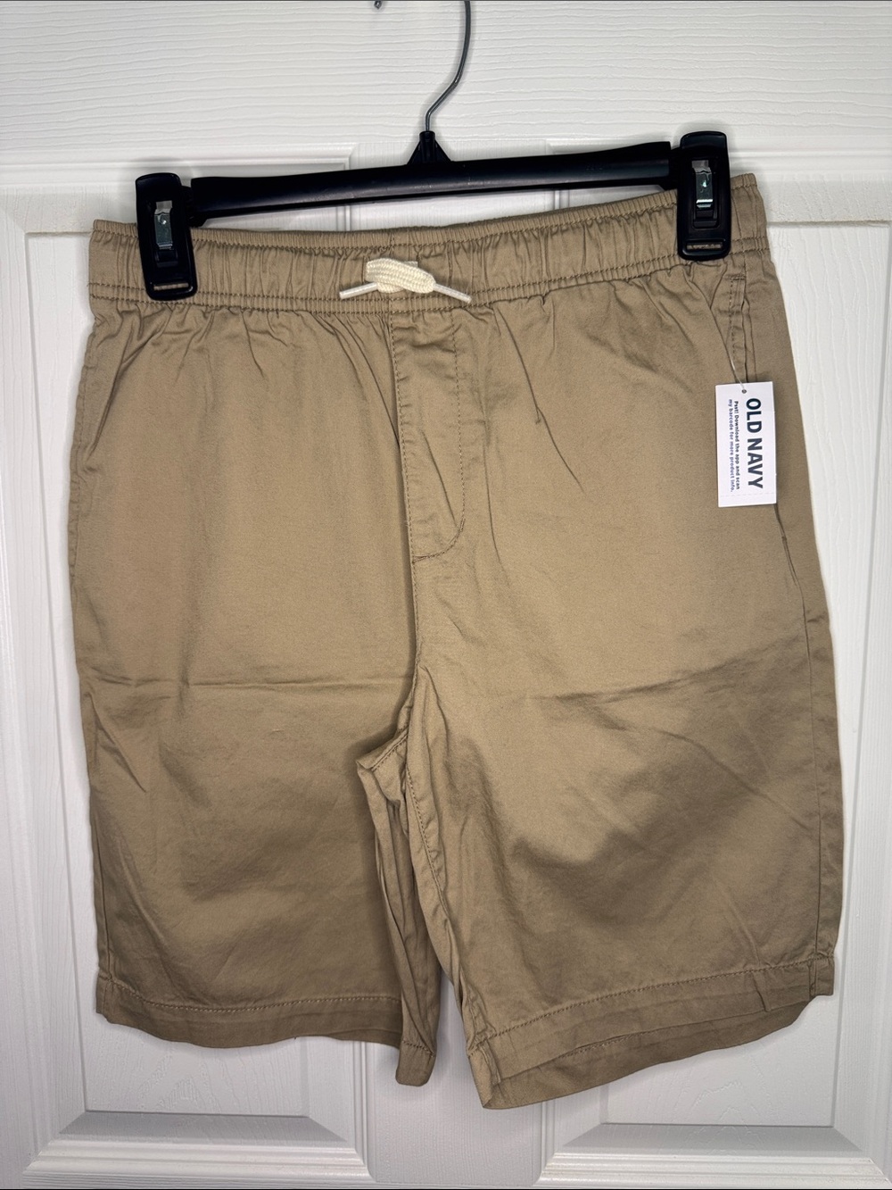 NWT Old Navy Boys Khaki Elastic-Waist Drawstring Shorts